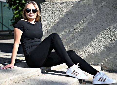 Leginsy Czarne