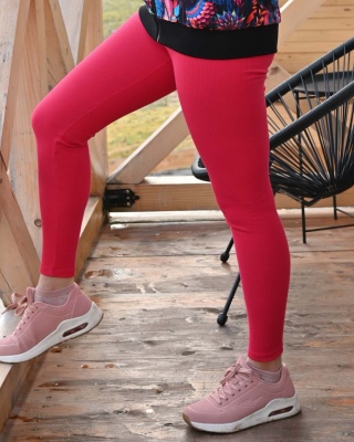 Leginsy fuxia