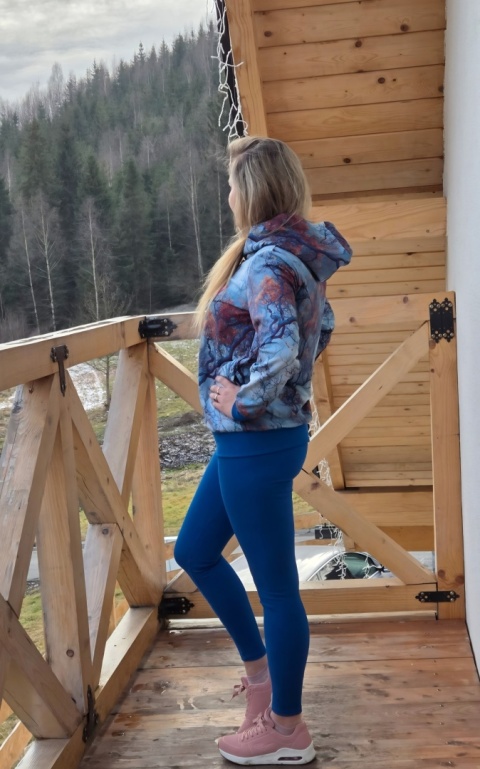 Zestaw nIebieski las + niebieskie leginsy