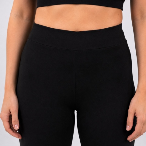 Komplet Masełko Wide Leg Czarny