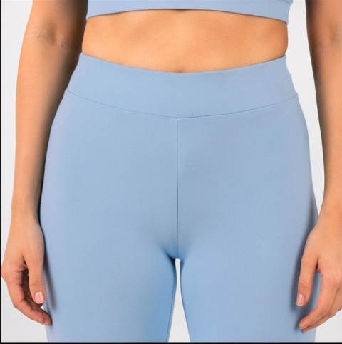 Komplet Masełko Wide Leg Błękit